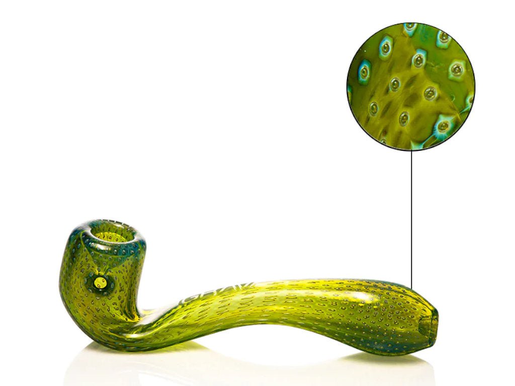 Grav Green Bubble Trap Sherlock Pipe