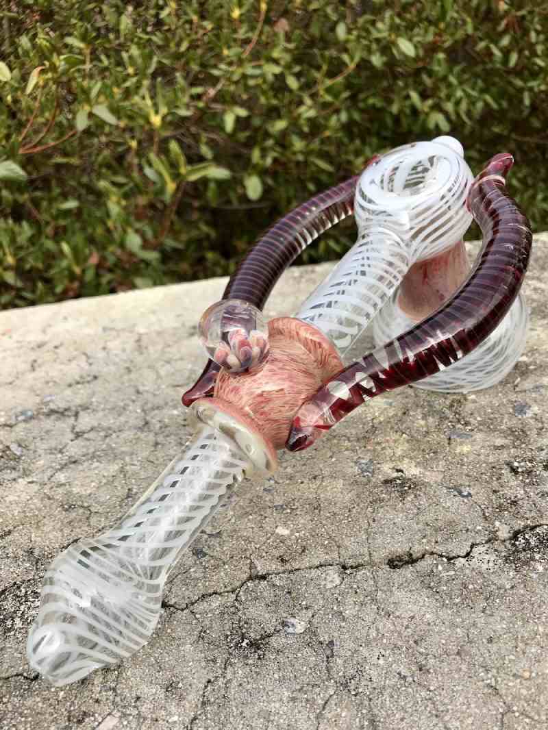 Fat Buddha Glass Horn Hammer Bubbler
