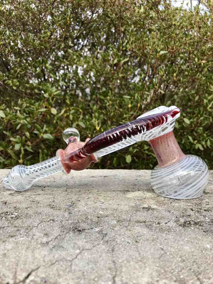 Fat Buddha Glass Horn Hammer Bubbler