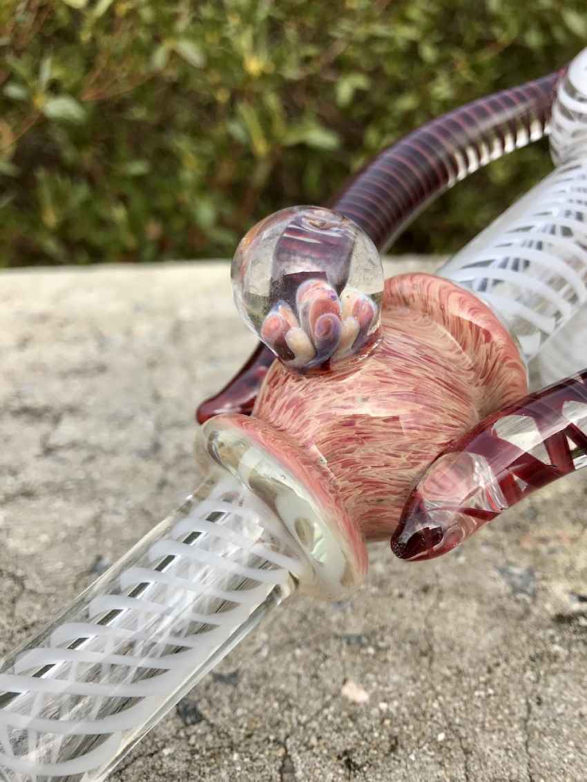 Fat Buddha Glass Horn Hammer Bubbler