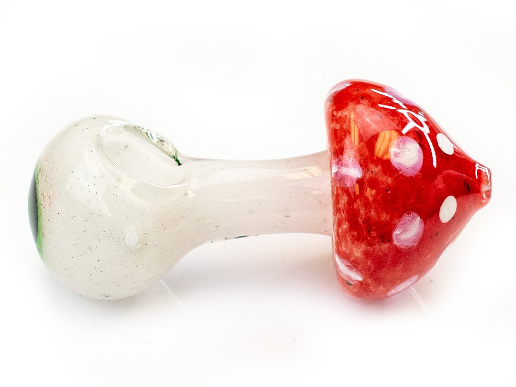 Fat Buddha Glass Mushroom Glass Pipe