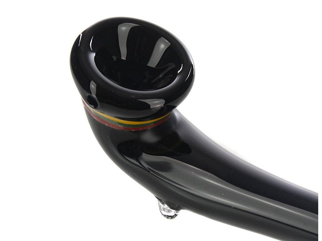 Black Gandalf Pipe Fat Buddha Glass