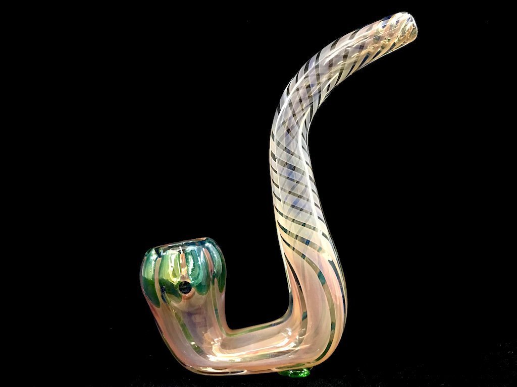 24K Classic U Sherlock Pipe Fat Buddha Glass