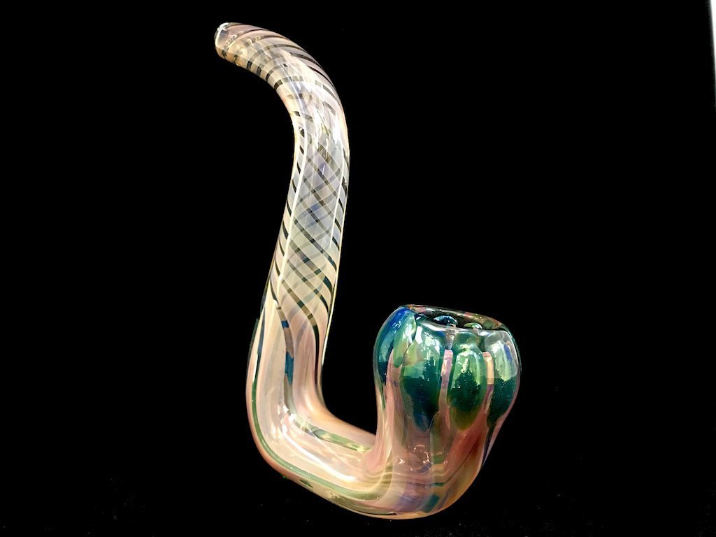 24K Classic U Sherlock Pipe Fat Buddha Glass