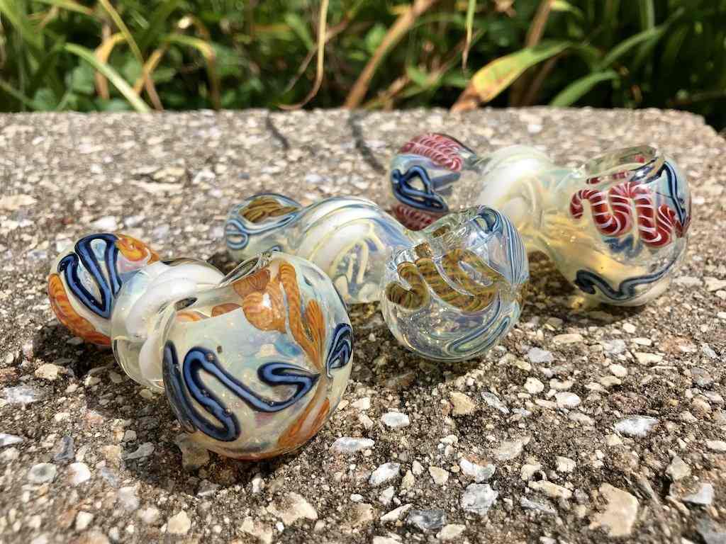 Fat Buddha Glass Pipe Color Changing Bubble Pipe