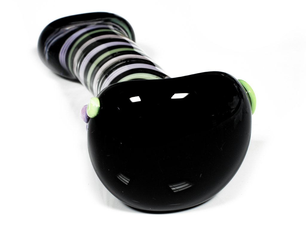 3 Color Slyme Glass Pipe Fat Buddha Glass