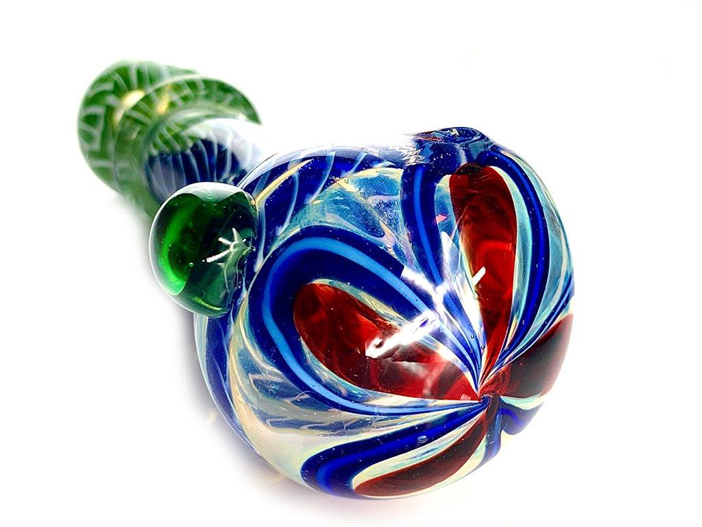 3D Inside Out Glass Smoking Pipe Fat Buddha Glass