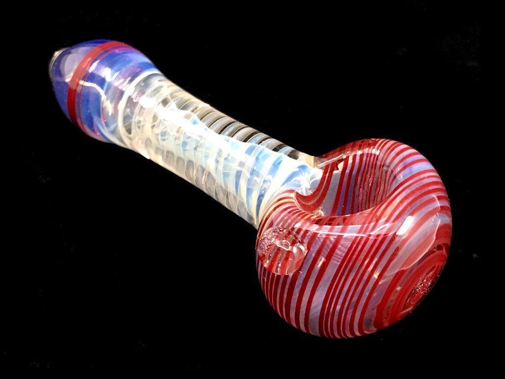 4" Tornado Pipe Fat Buddha Glass