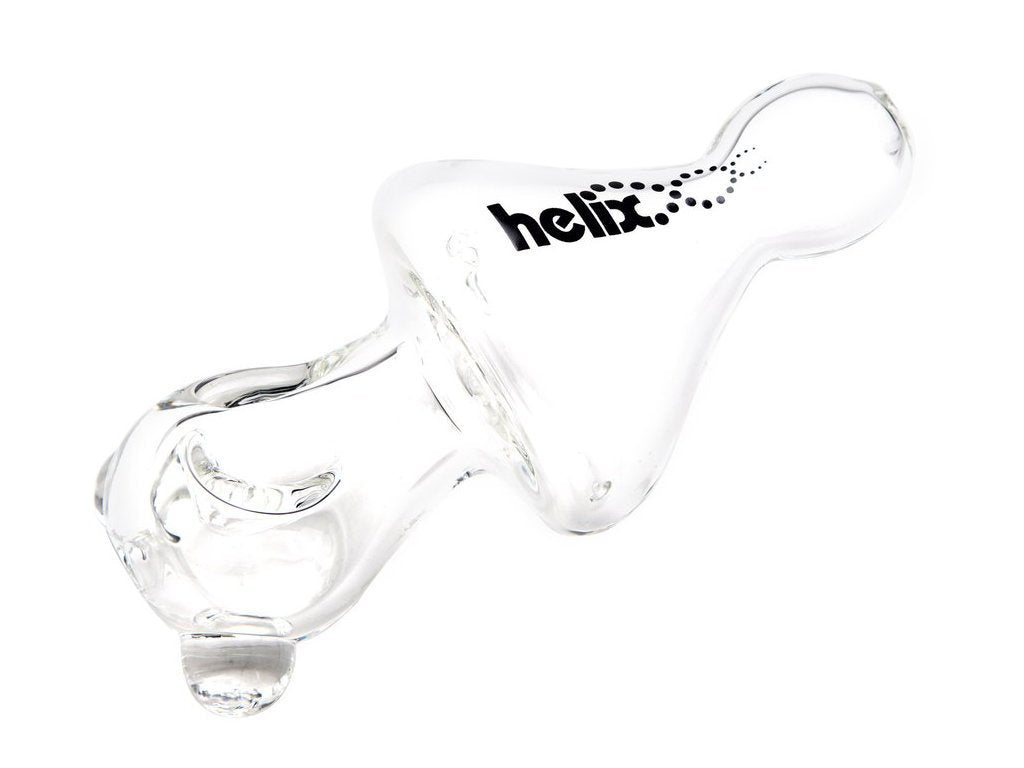 Mini Helix Pipe Grav Fat Buddha Glass