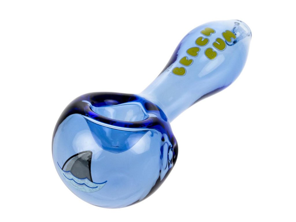 Beach Bum Shark Fin Pipe Fat Buddha Glass