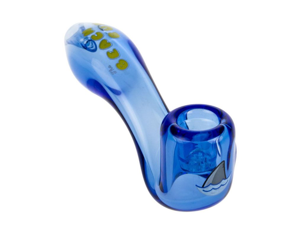 Beach Bum Shark Sherlock Fat Buddha Glass
