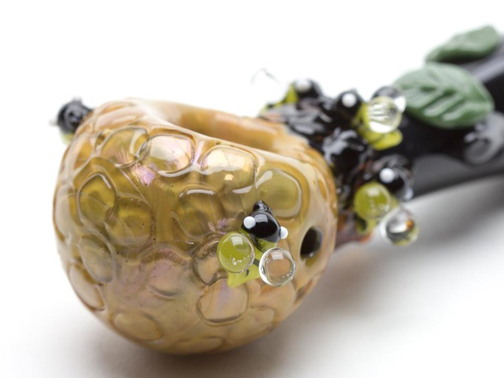 Beehive Mini Spoon Pipe Fat Buddha Glass