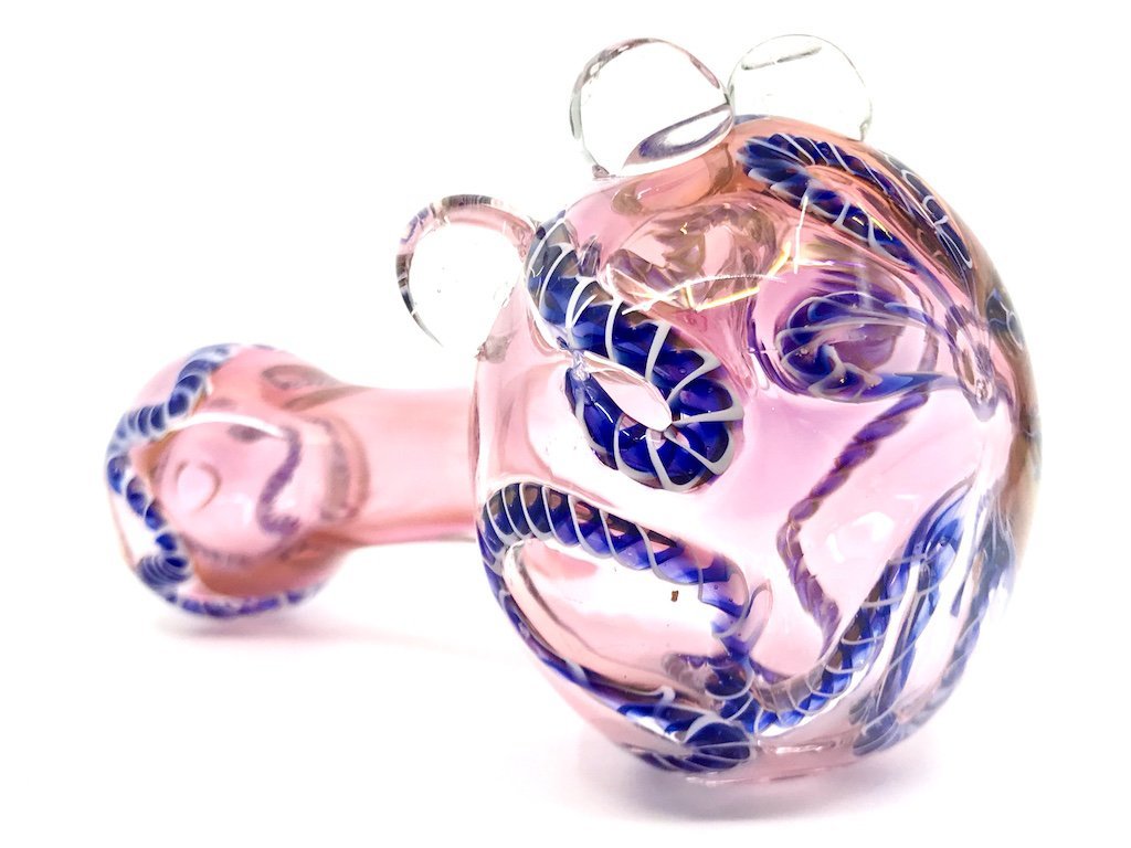 Big Gold Pipe Fat Buddha Glass