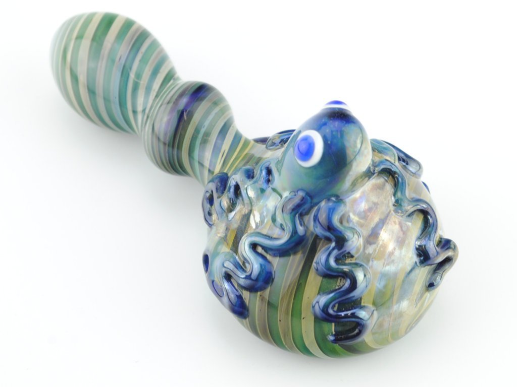 Big-Ole Octo Pipe Fat Buddha Glass