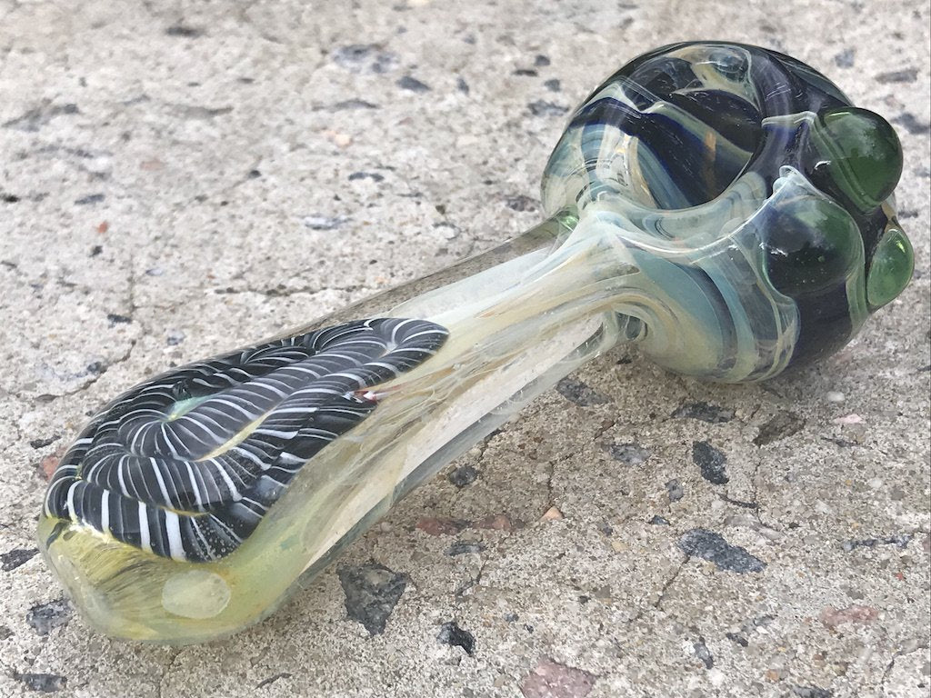 Color Changing Dichroic Cane Pipe