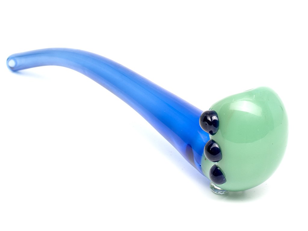 Blue Cloud Gandalf Pipe Fat Buddha Glass
