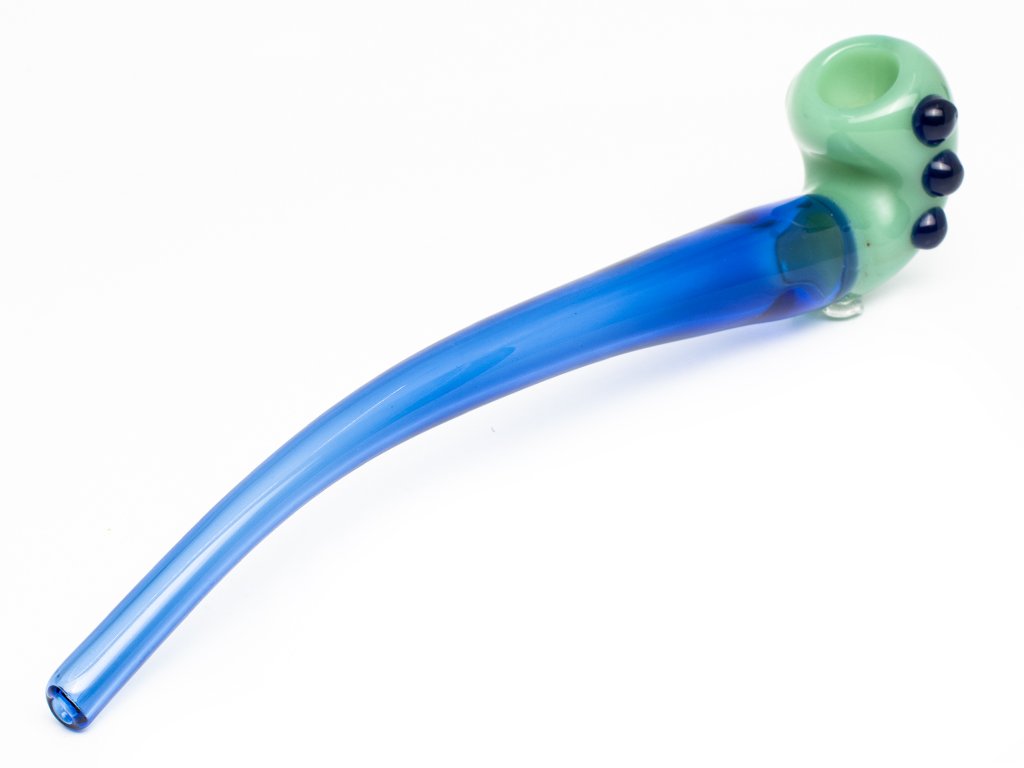 Blue Cloud Gandalf Pipe Fat Buddha Glass