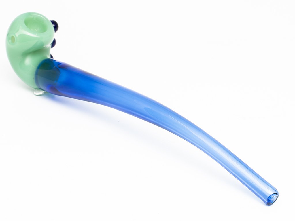 Blue Cloud Gandalf Pipe Fat Buddha Glass