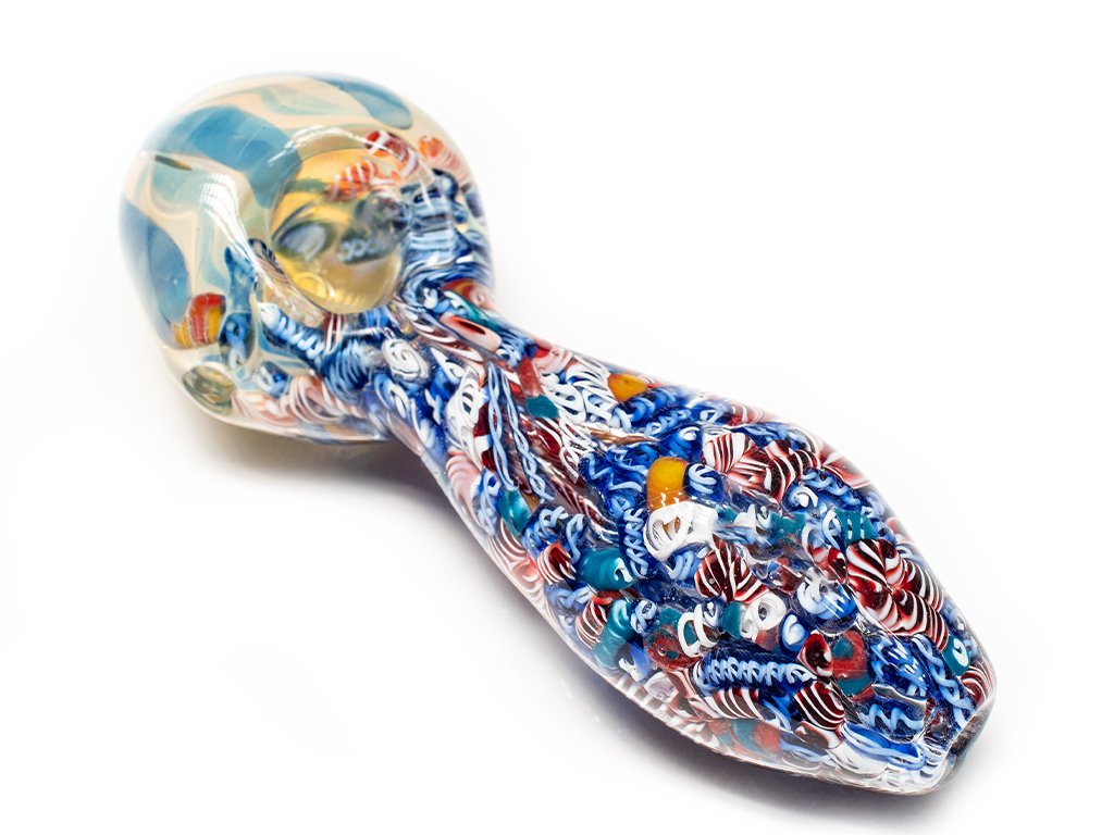 Confetti Pipe Fat Buddha Glass