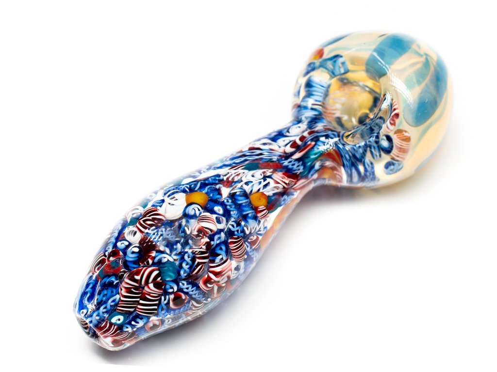 Confetti Pipe Fat Buddha Glass