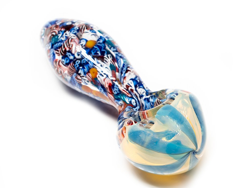 Confetti Pipe Fat Buddha Glass