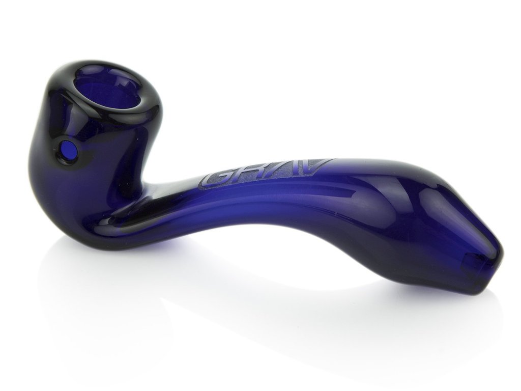 Grav Pipe Blue Grav Mini Sherlock Pipe
