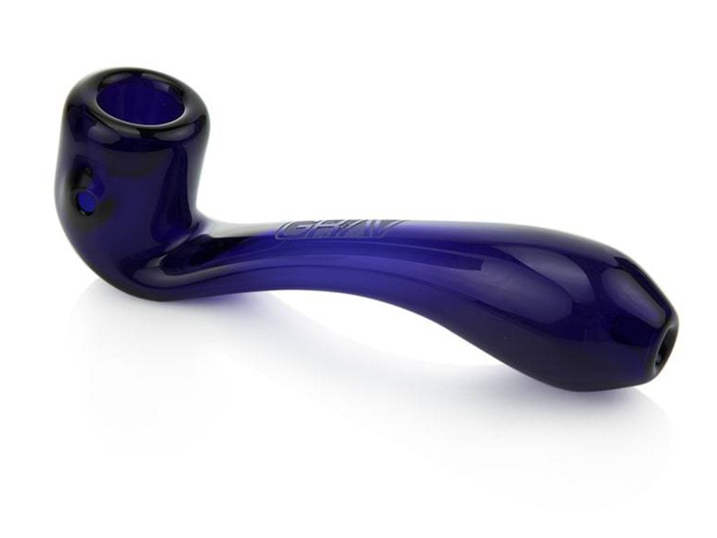 Grav Pipe Blue Grav Sherlock Pipe