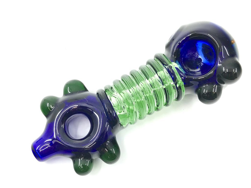 Blueberry Pipe - Fat Buddha Glass