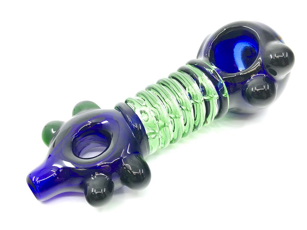 Blueberry Pipe - Fat Buddha Glass