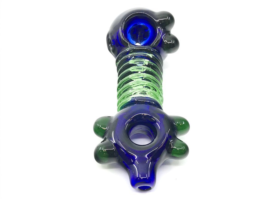 Blueberry Pipe - Fat Buddha Glass