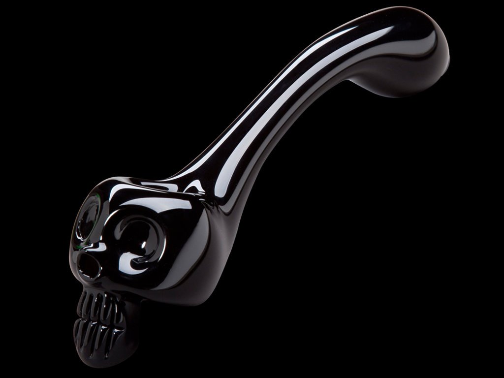 Chameleon Glass Pipe Bone Head Gandalf Pipe