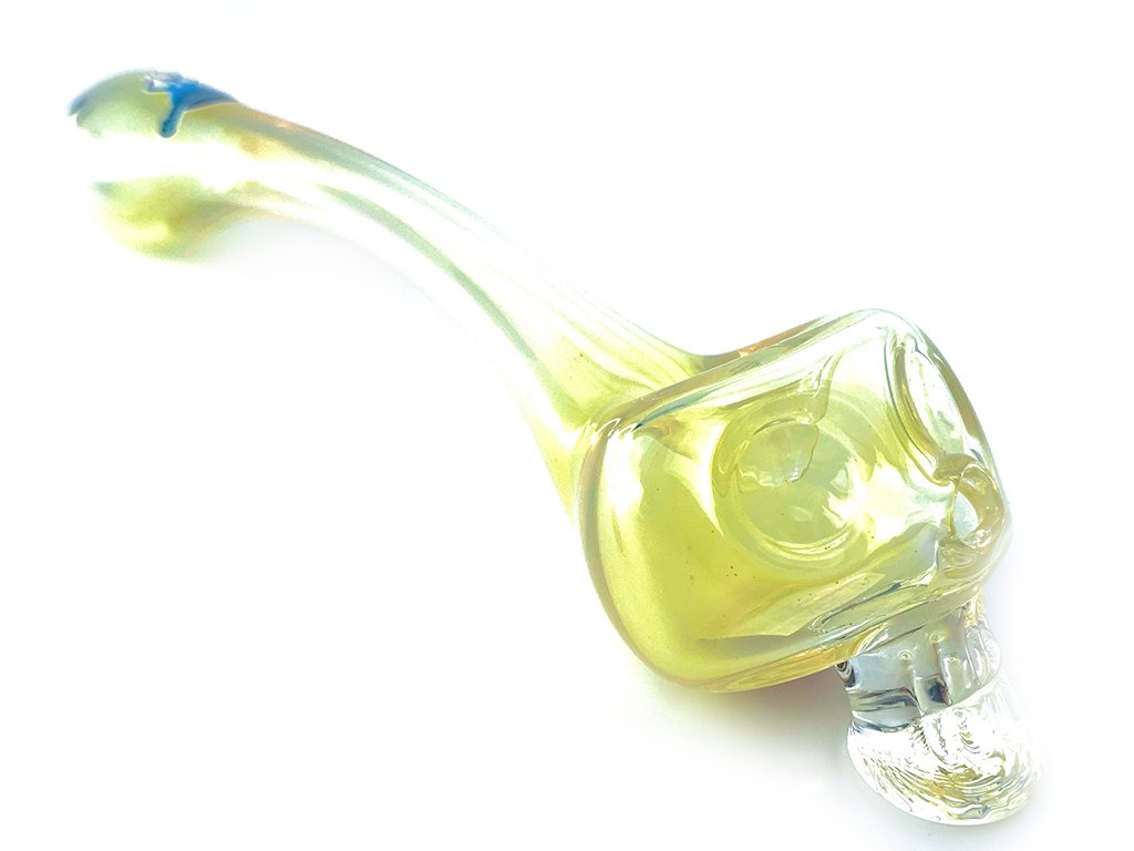 Chameleon Glass Pipe Bone Head Gandalf Pipe