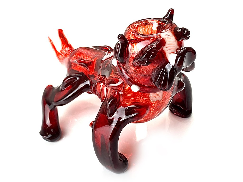 Bulldog Glass Pipe Fat Buddha Glass