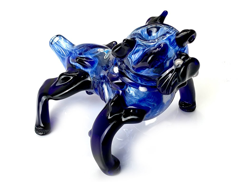 Bulldog Glass Pipe Fat Buddha Glass