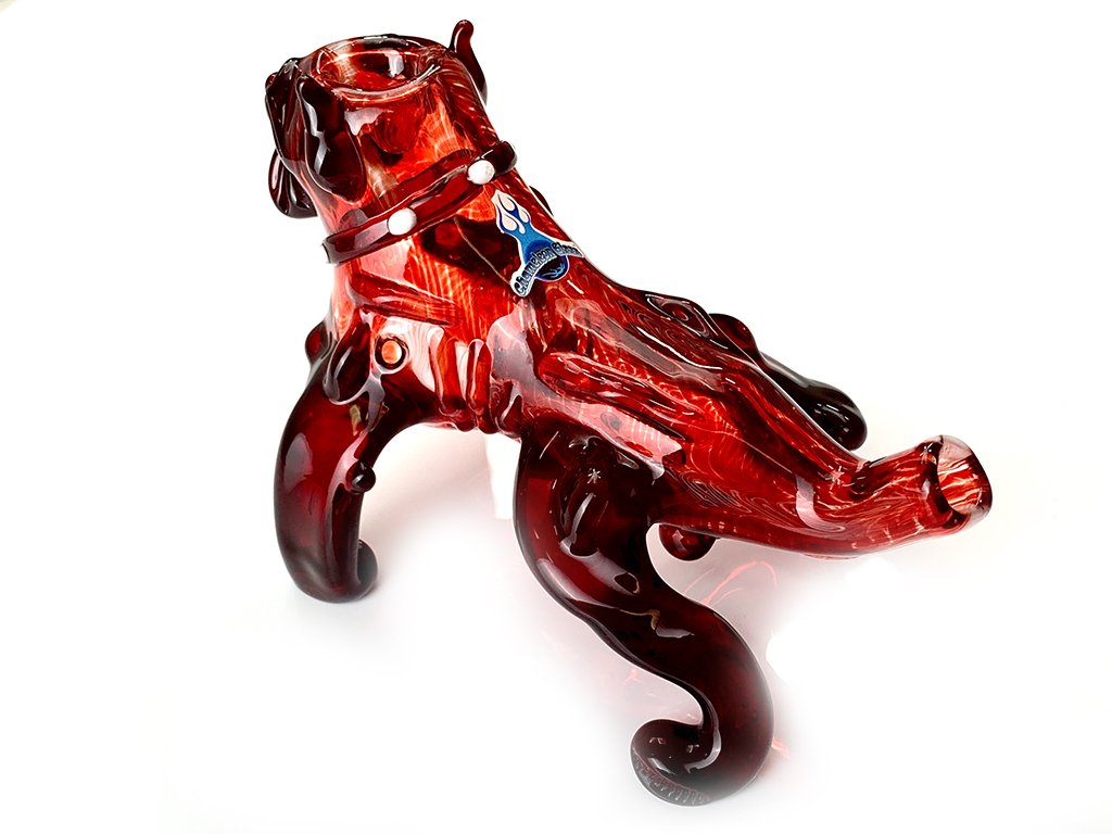 Bulldog Glass Pipe Fat Buddha Glass