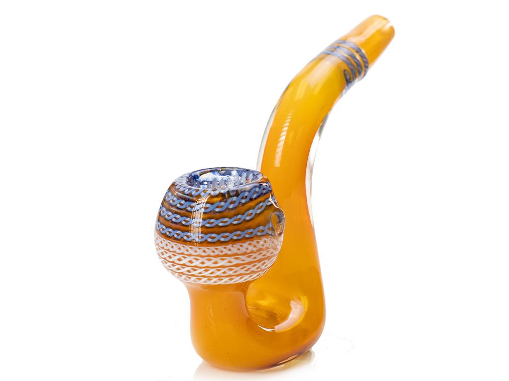 Fat Buddha Glass Pipe Cane Sherlock Glass Pipe