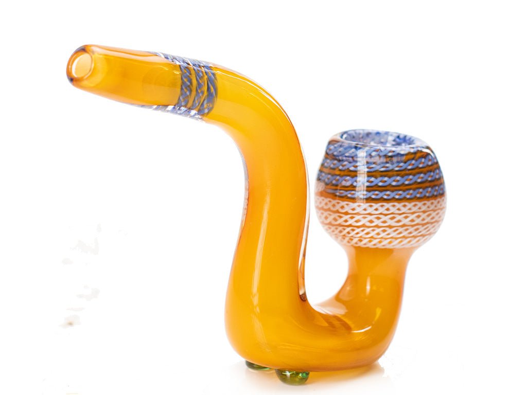 Fat Buddha Glass Pipe Cane Sherlock Glass Pipe
