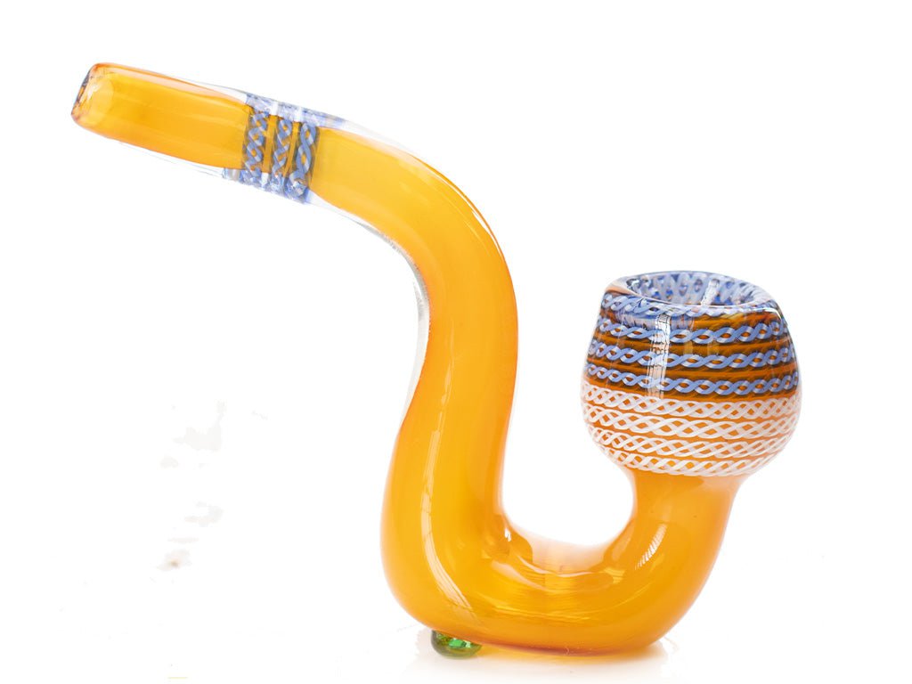 Fat Buddha Glass Pipe Cane Sherlock Glass Pipe