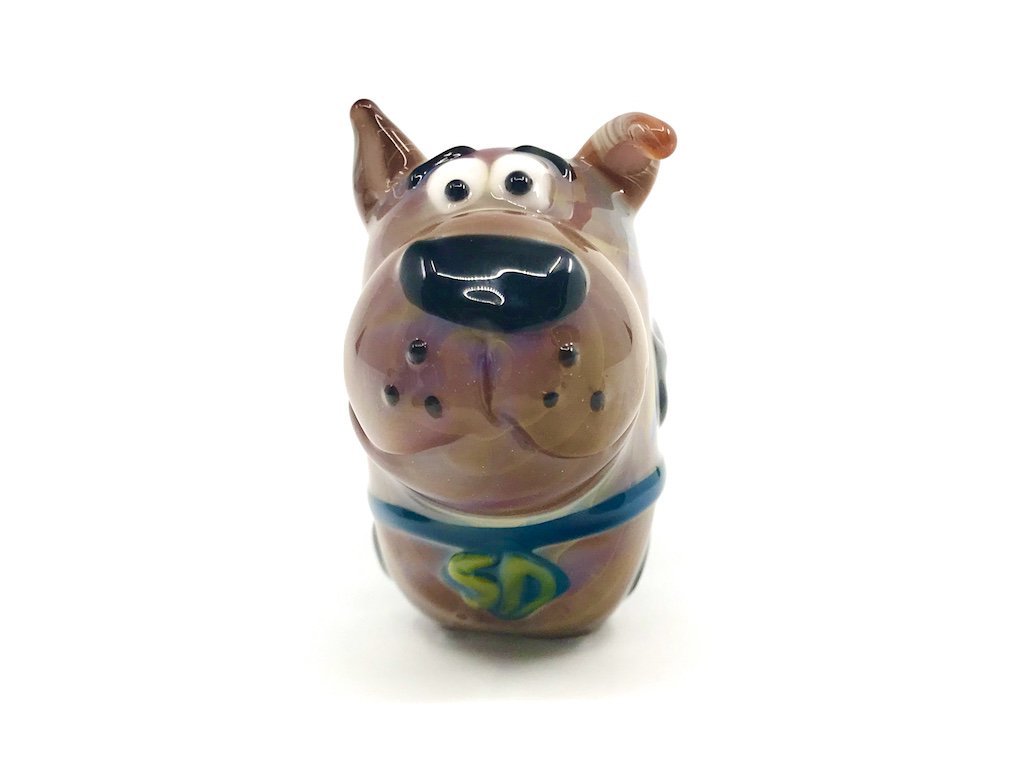 Chameleon Glass Scooby Doo Pipe Fat Buddha Glass