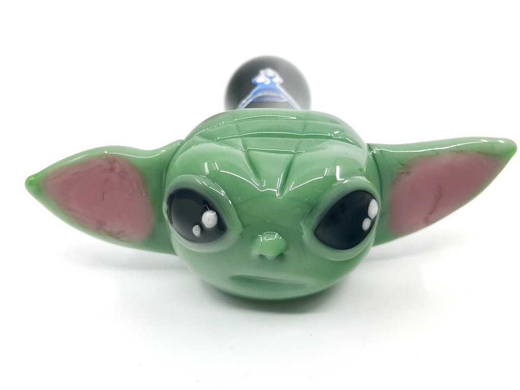 Baby Yoda Pipe Fat Buddha Glass