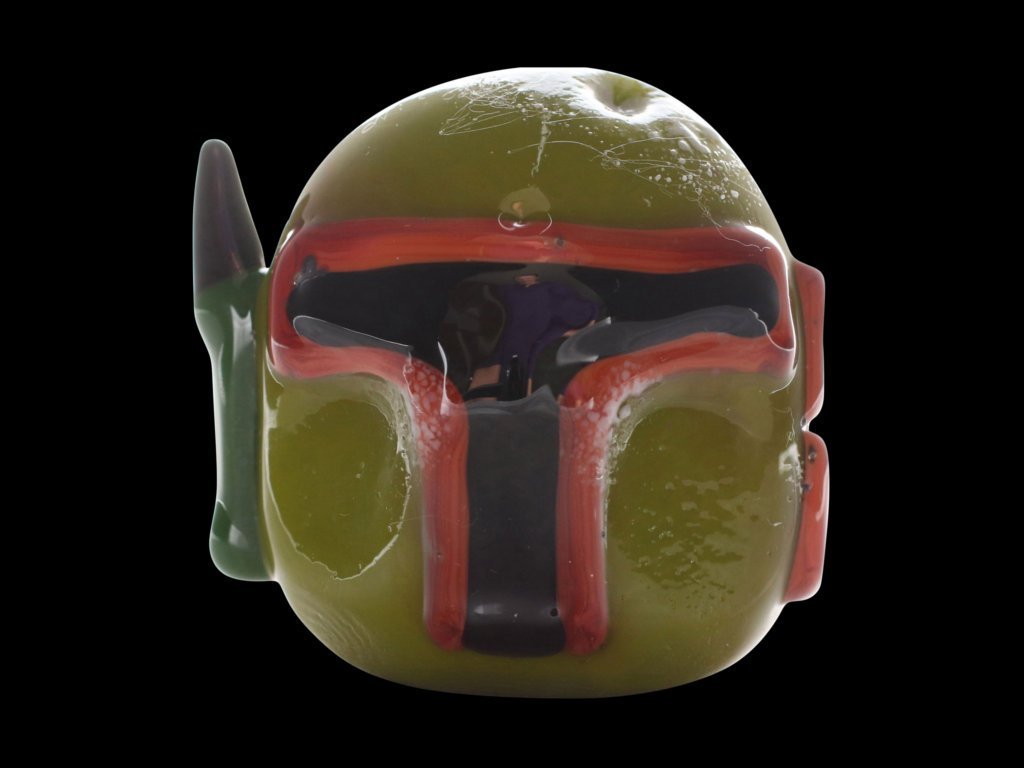 Chameleon Glass Boba Fett Pipe