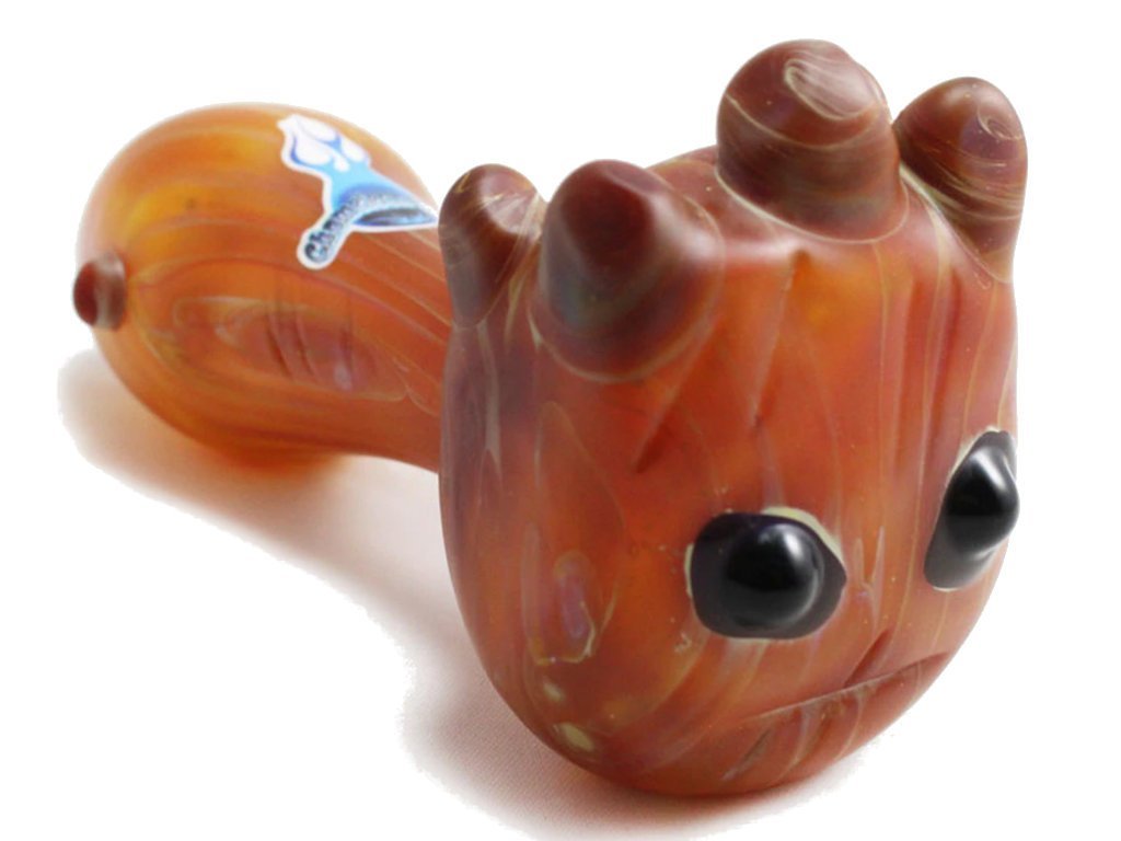 Chameleon Glass Groot Pipe Fat Buddha Glass