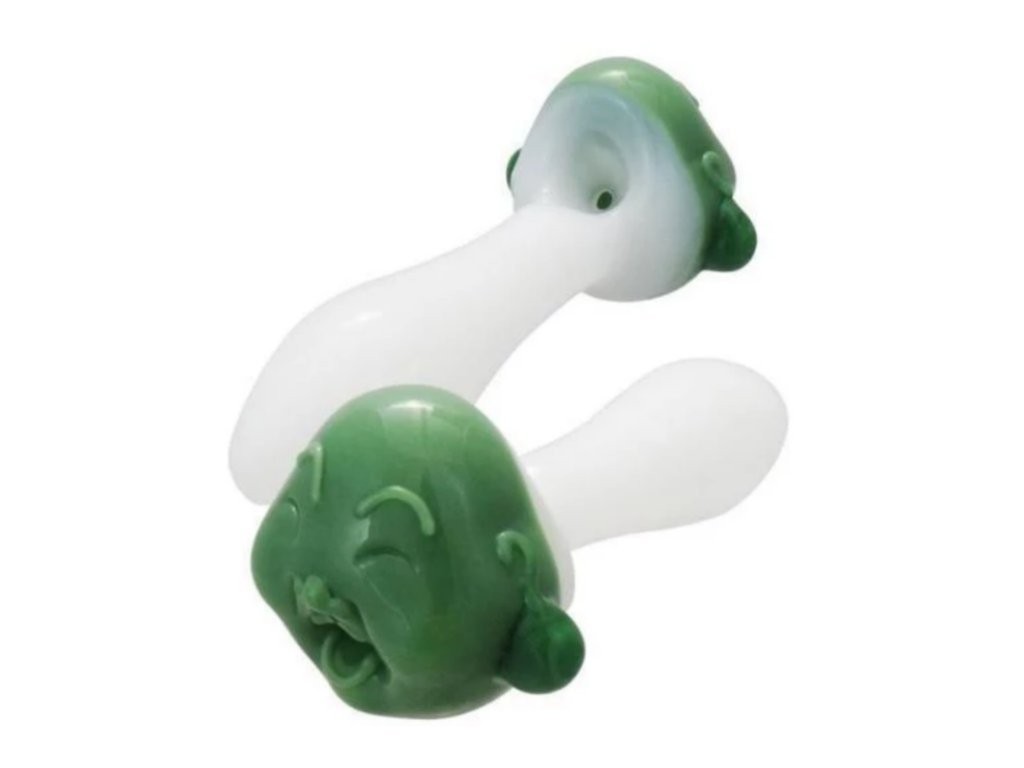 Chameleon Glass Happy Buddha Pipe