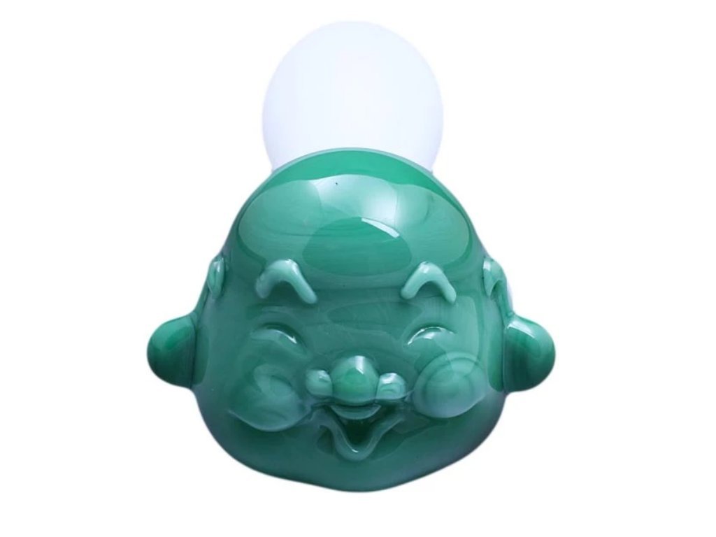 Chameleon Glass Happy Buddha Pipe