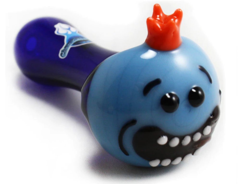 Chameleon Glass Meeseeks Pipe Fa Buddha Glass