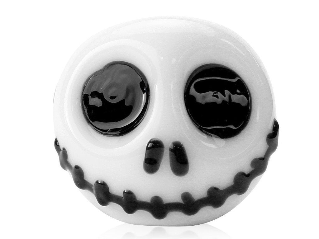 Chameleon Glass Skellington Spoon Pipe Fat Buddha Glass