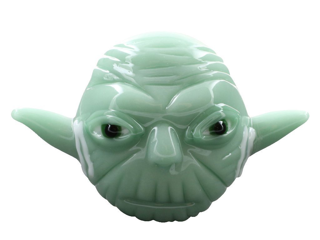 Chameleon Glass Yoda Pipe