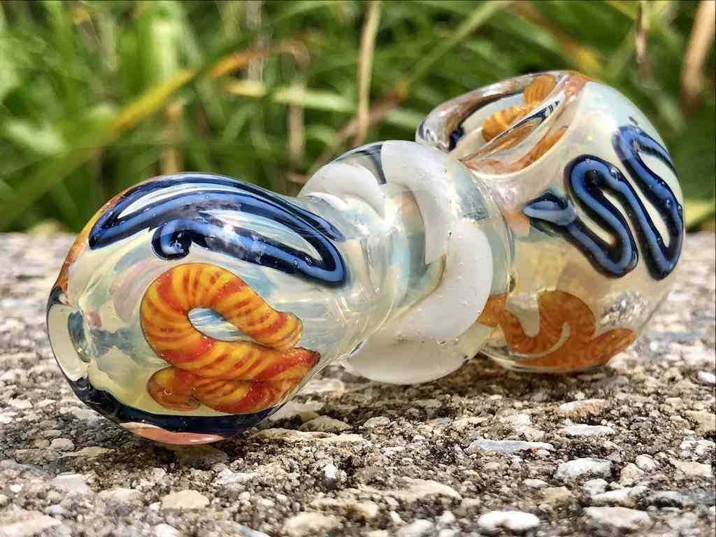 Fat Buddha Glass Pipe Color Changing Bubble Pipe