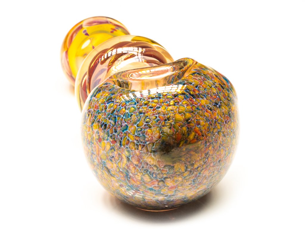Color Changing Coral Reef Fat Buddha Glass