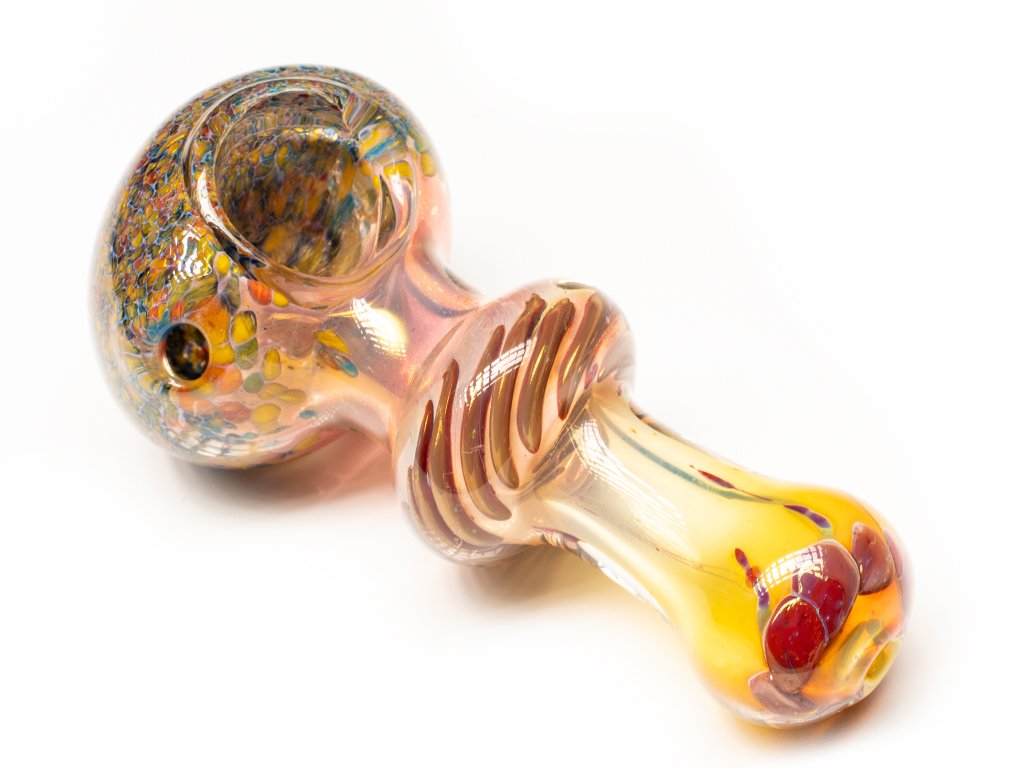 Color Changing Coral Reef Fat Buddha Glass